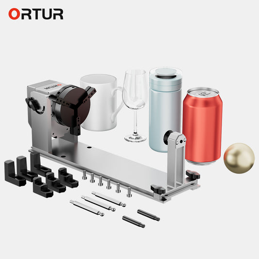 Ortur Y-axis Rotary Chuck for Laser Engraver