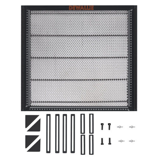 DEWALLIE Honeycomb Laser Bed 440x440x22mm With Fixtures