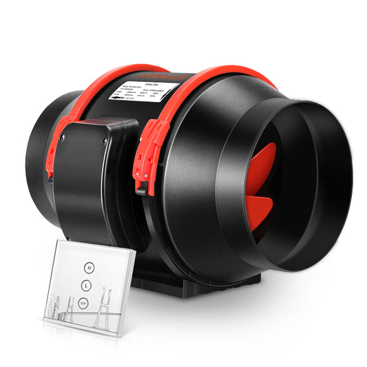 DEWALLIE 6 Inch Duct Fan Exhaust Fan for Laser Engraver