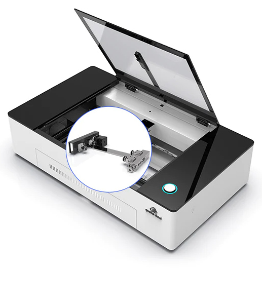 Gweike Cloud Laser Cutter & Engraver with Rotary CO2 (50W) Pro