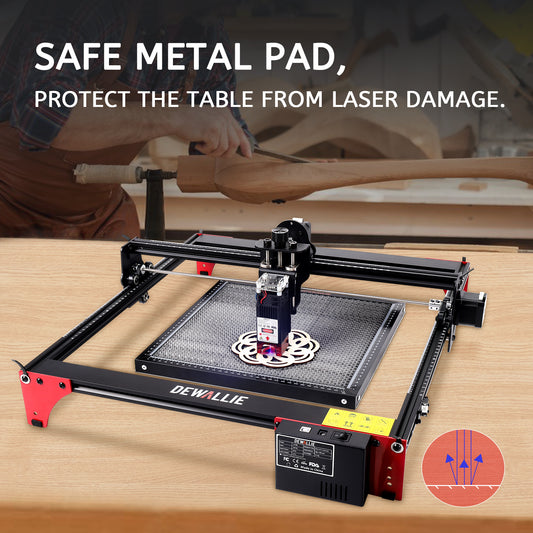 DEWALLIE Honeycomb 350 x 350 x 22mm Honeycomb Laser Bed