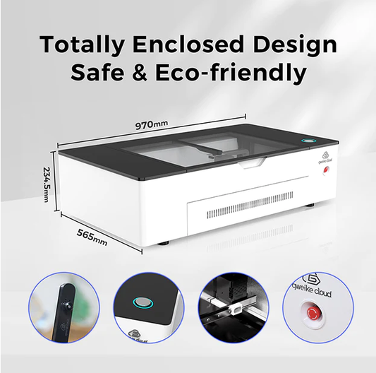 Gweike Cloud Laser Cutter & Engraver CO2 (50W) Basic