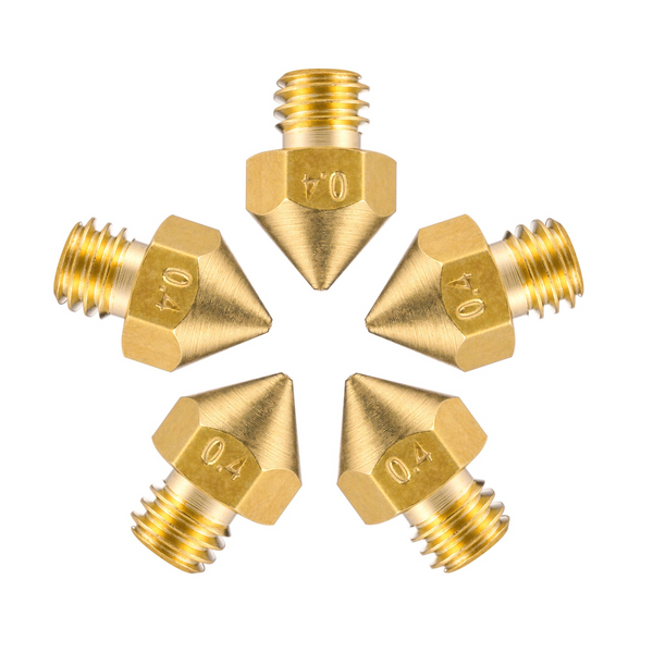 Creality extruder nozzle 0.4MM-yellow 5pcs for 3D printer