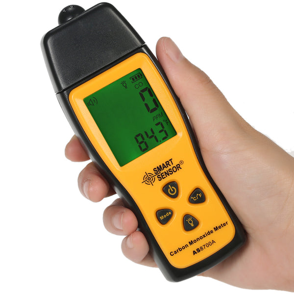 SMART SENSOR AS8700A Handheld Carbon Monoxide Meter Tester - Saffron