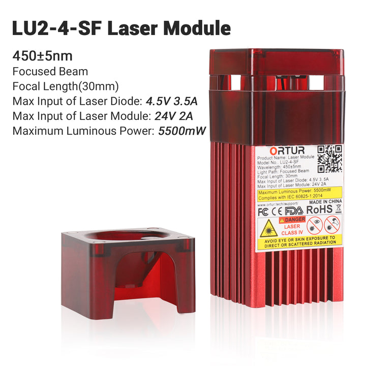 Ortur Laser Master 2 Pro S2 SF - LU2-4-SF Laser Module MadeTheBest