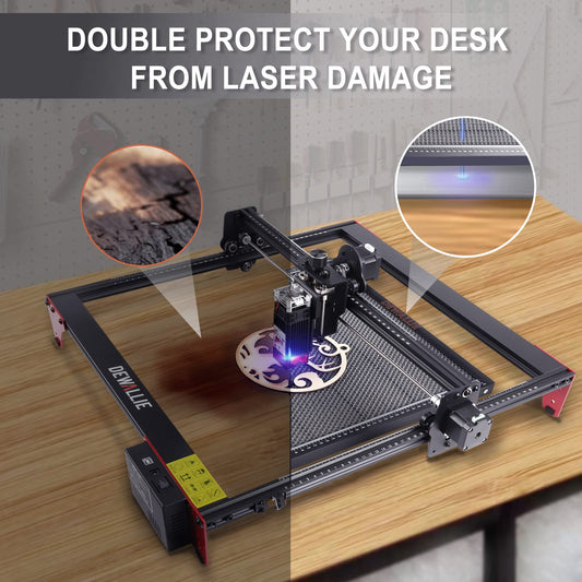 DEWALLIE Honeycomb Laser Bed 440x440x22mm For Engraver
