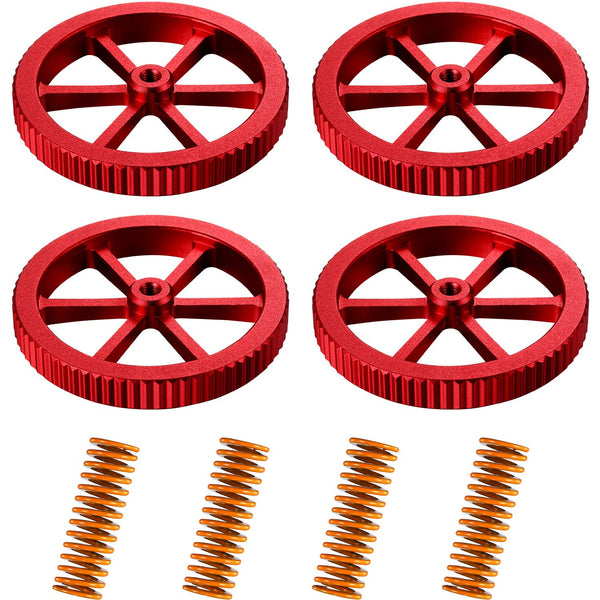 Aluminum Hand Twist Leveling Nut and Hot Bed Die Springs Printer Compression Springs Compatible