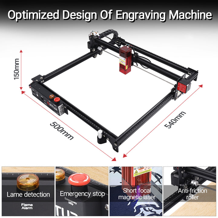 Ortur Laser Master 2 Pro S2 SF - Optimized Design Of Engraving Machine MadeTheBest