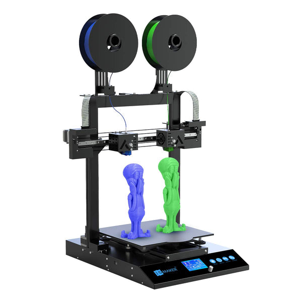 JGMAKER Large 3D Printer Artist-D Dual Extruder Independent 3D Printer