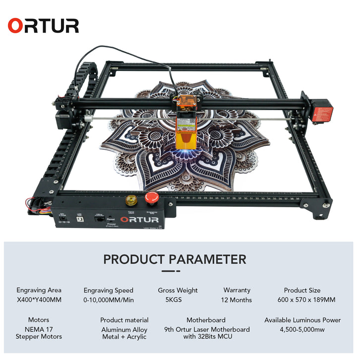 Ortur Laser Master 2 Pro S2 LF - Product Parameter MadeTheBest