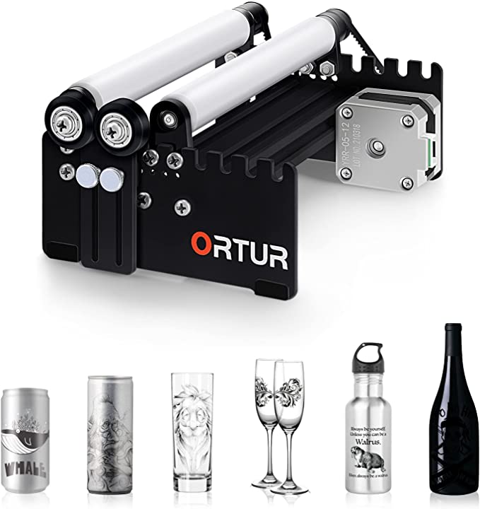 Ortur YRR2.0 Rotary Roller For Engraving Cylindrical Objects