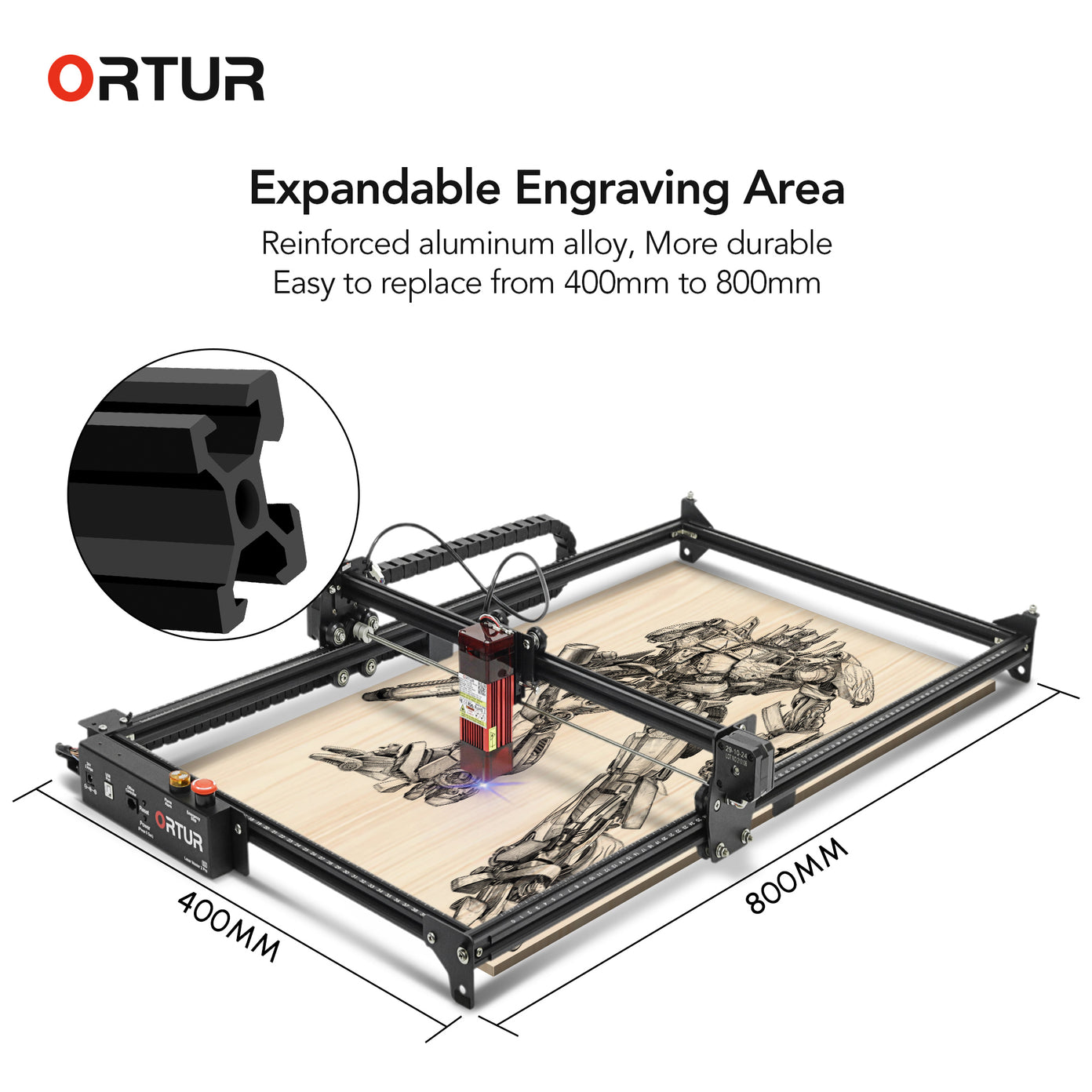 Ortur Extension Kit For Ortur Laser Master 2 Pro S2